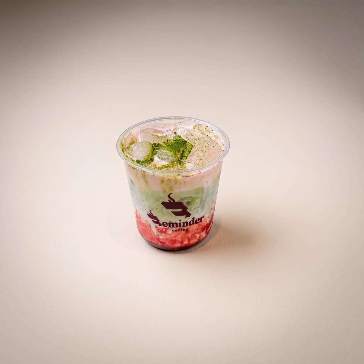 Strawberry Matcha Foam